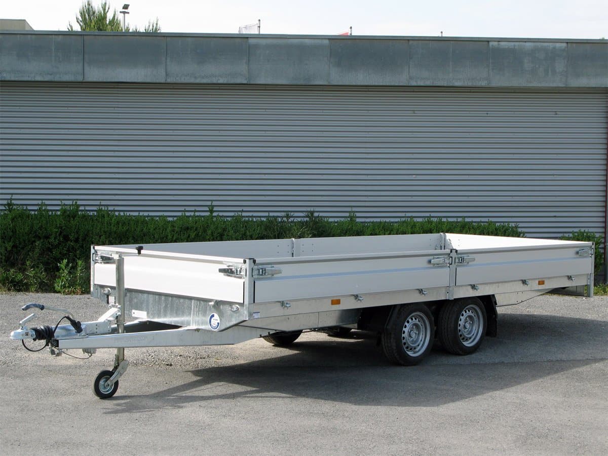 Hapert Azure H-2 2700 PritschenanhÀnger, 4550 x 1800, mit niedrigem Fahrgestell