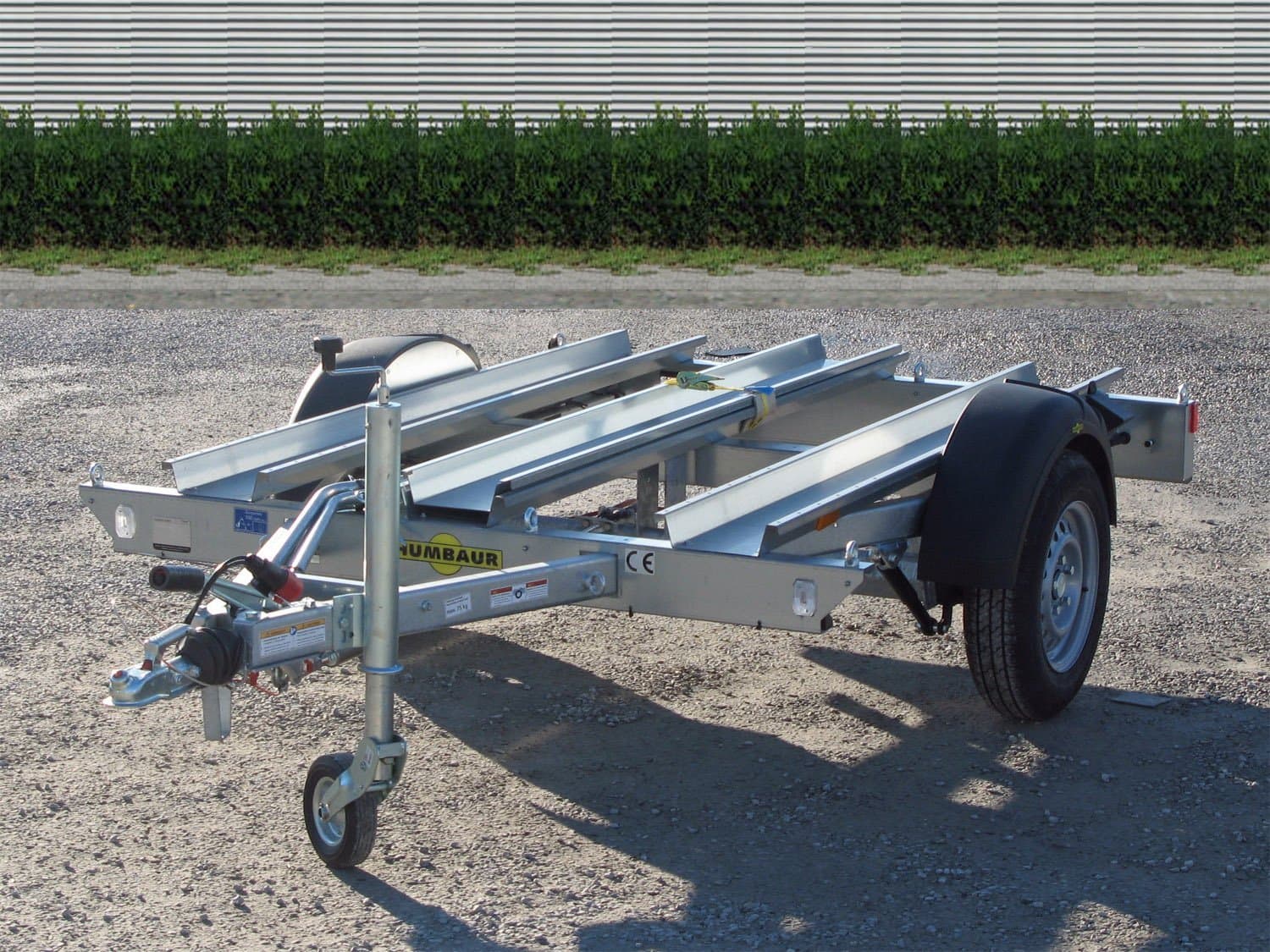 HUMBAUR Motorradanhänger HM102113 mit 3 Schienen