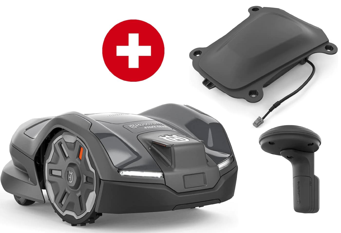 Husqvarna Automower 410XE NERA Mähroboter mit EPOS RS1 und EPOS Plug-In, Modell 2024