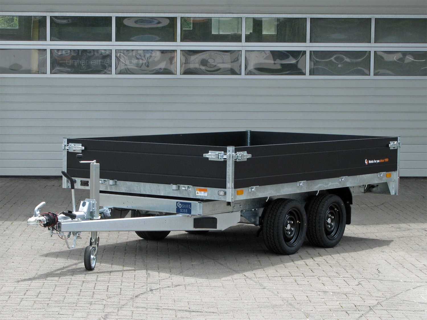 SARIS K1 306 184 2700 2 E35 Heckkipperanhänger mit elektrischer Pumpe