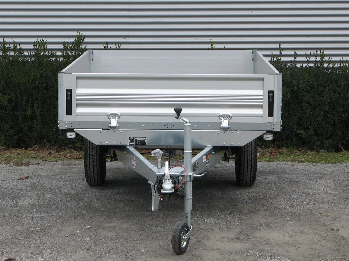 STEMA SH O2 10-25-15.1 Pritschenanhänger, 1000 kg, mit Aluminium-Seitenwänden