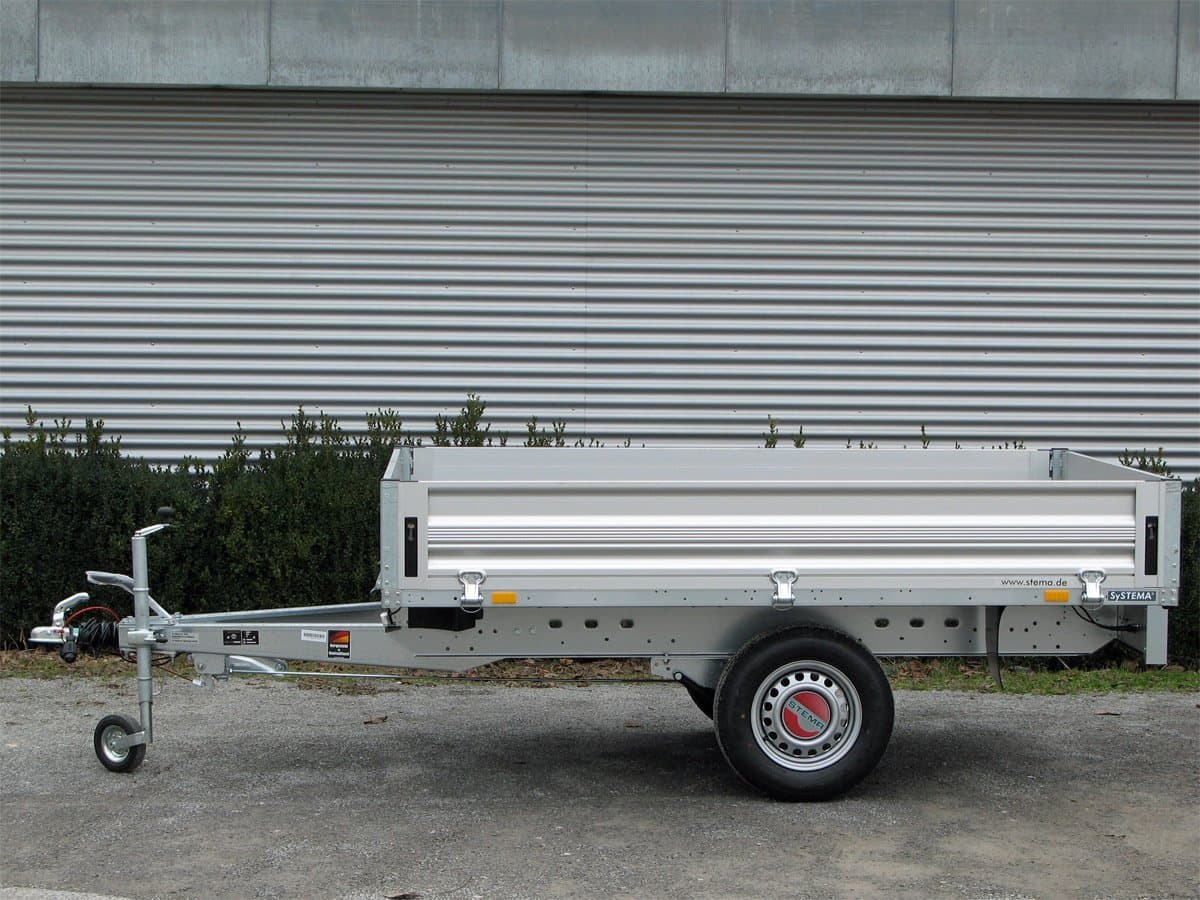 STEMA SH O2 15-30-15.1 Pritschenanhänger mit Aluminium-Seitenwänden