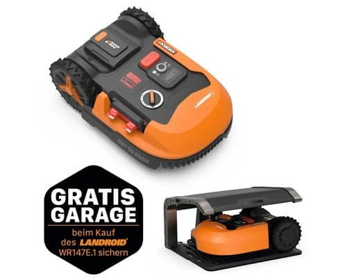 WORX Landroid L1000 WR147E.1 20-V-Mähroboter für 1.000 m²