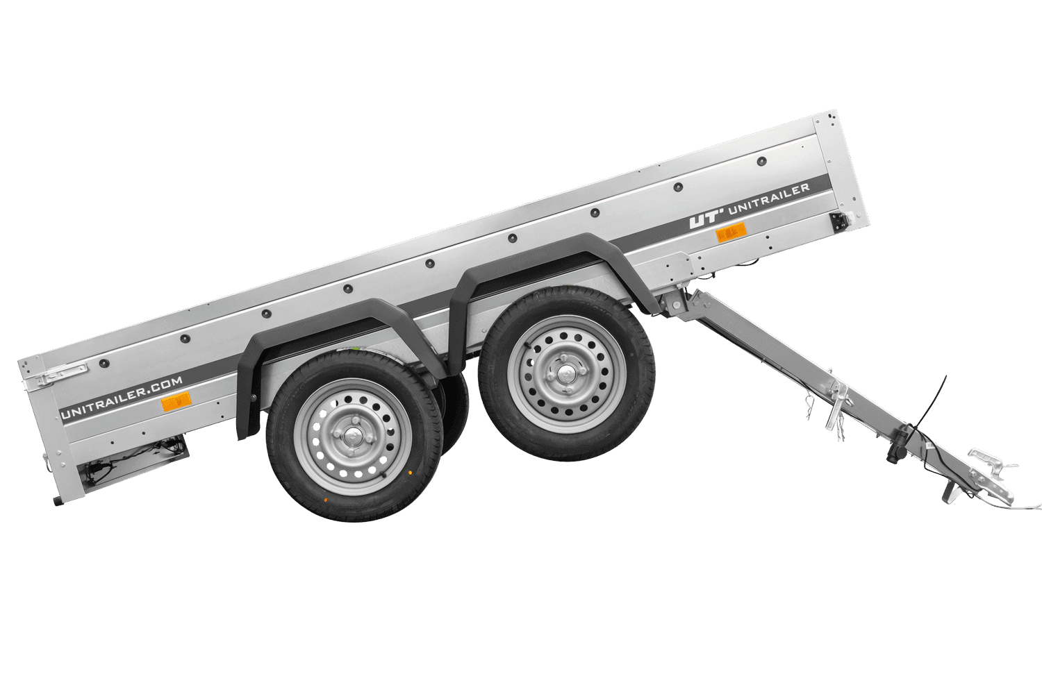 Zweiachsiger Kippanhänger UNITRAILER Garden Trailer 265/2 KIPP 750 kg