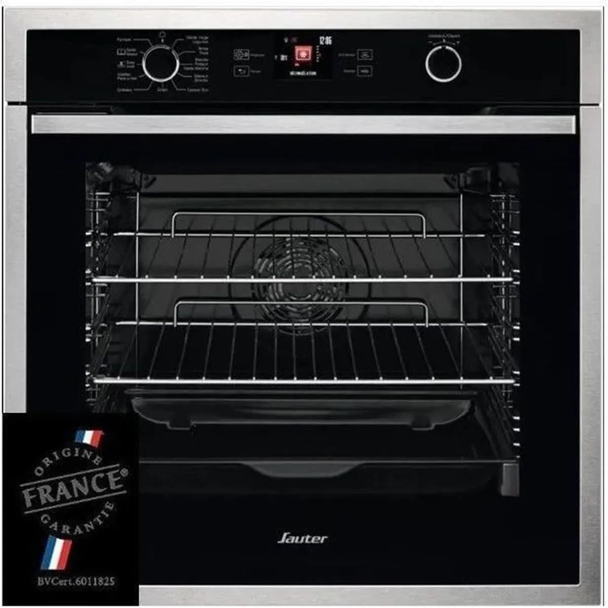 Four encastrable Sauter sop5764x Pyrolyse Chaleur Pulsée Cuisson automatique EasyCook
