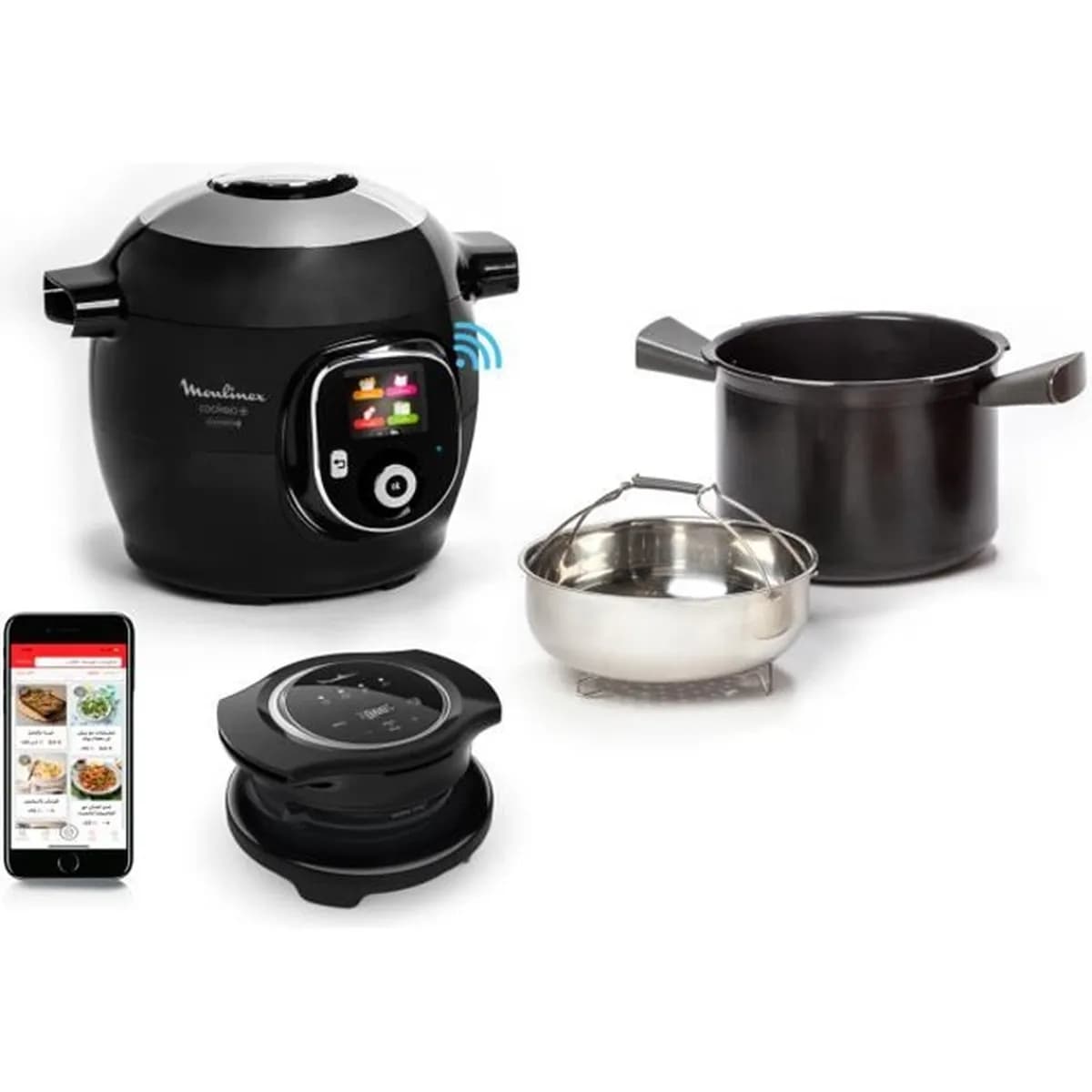 Cookeo Moulinex Cookeo Connect 200 recettes +extra crisp