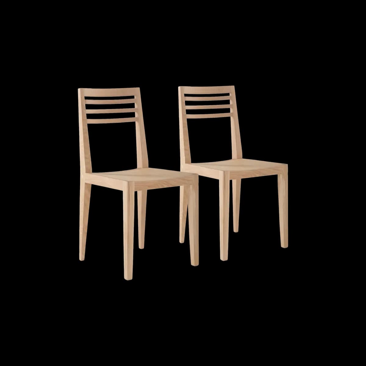 Lot de 2 chaises Canelle
