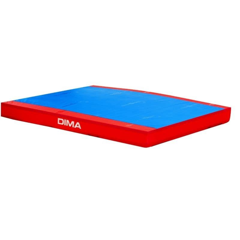 Matelas de reception dimasport<br/>bords rouges - associatif velcro en bout<br/>epaisseur 20 cm