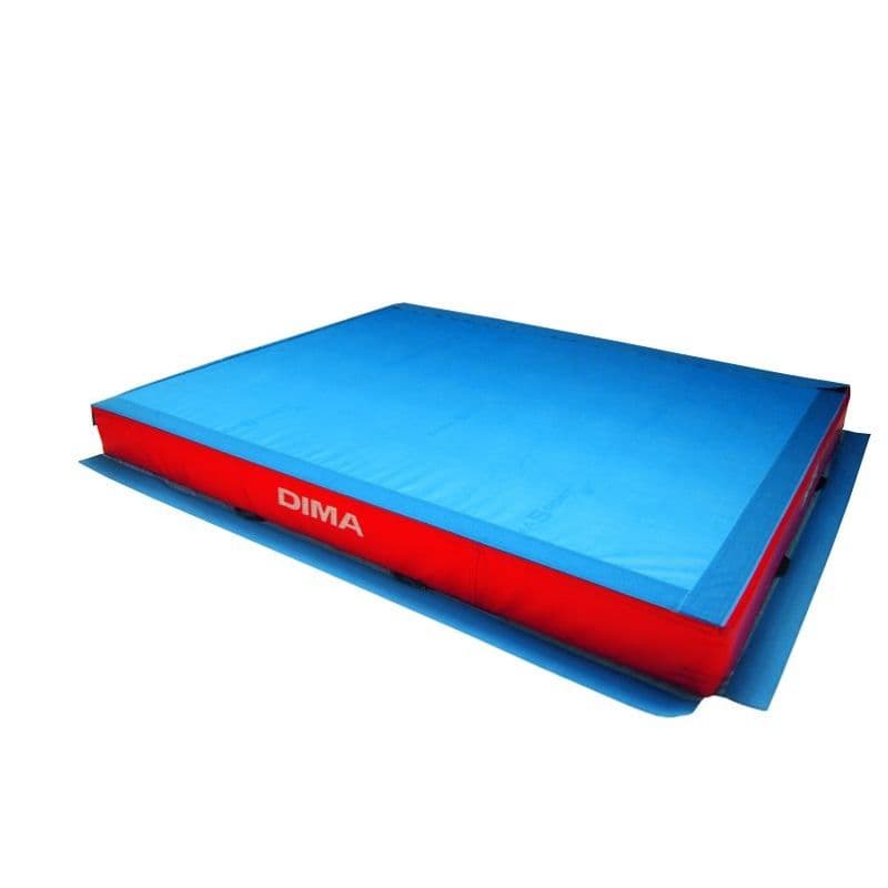 Matelas de reception dimasport<br/>double densite - reversible <br/>velcro sur tous le perimetre