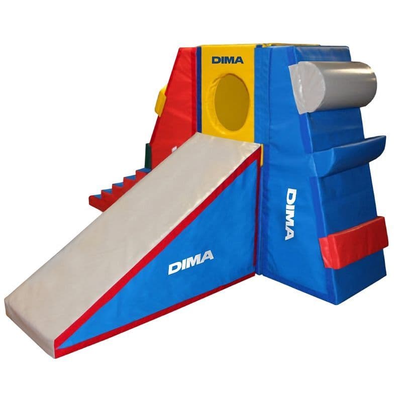 Gym kid - 7 modules<br/>parcours de motricité en mousse<br/>pour enfant de 3-12 ans