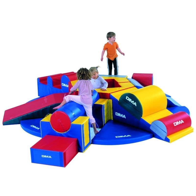Parcours meme pas peur<br/>20 modules mousse<br/>pour enfant de 2-8 ans