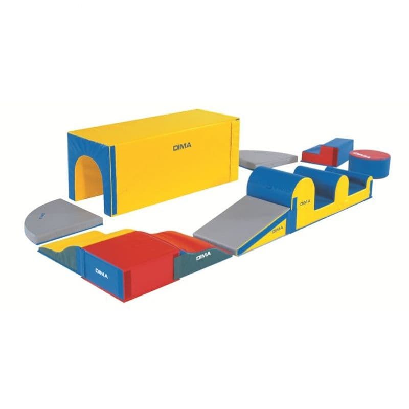 Parcours de la debrouillardise<br/>10 modules mousse<br/>pour enfant de 3-6 ans