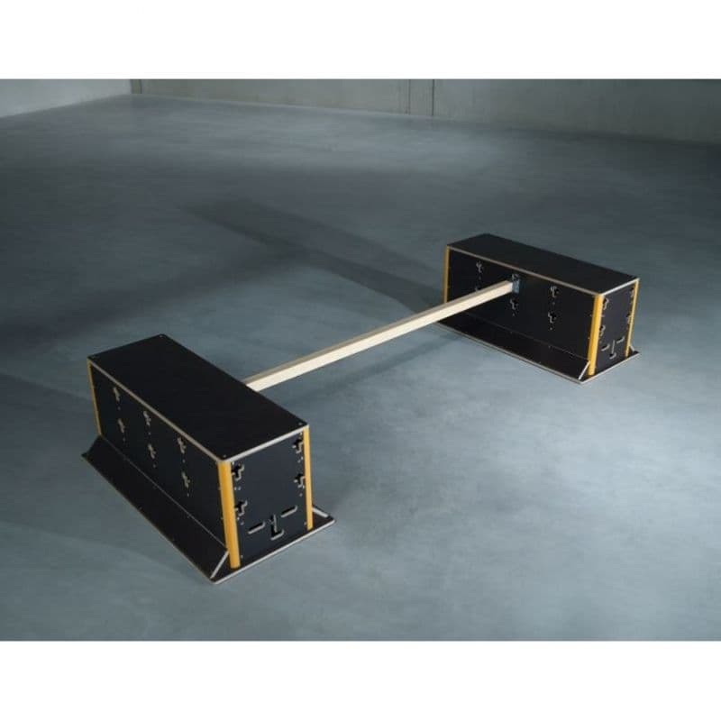 Poutre en bois<br/>boxes parkour / murs multi-fonctionnels<br/>entrainement polyvalent