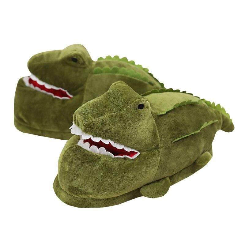 Roaring Dinosaur Slippers