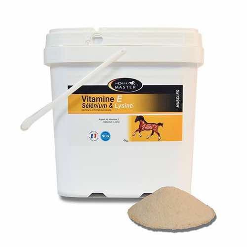 Vitamine E + Sélénium + Lysine Cheval -