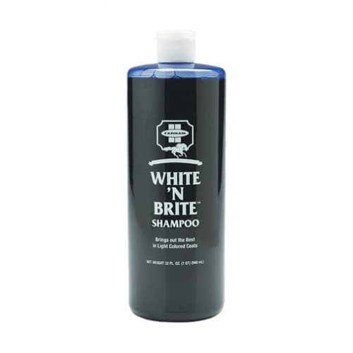 Shampoing chevaux spécial robes claires - White'n Brite Shampoo -