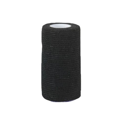 Bande Cohésive 10 cm - Bande pour coton - Noire