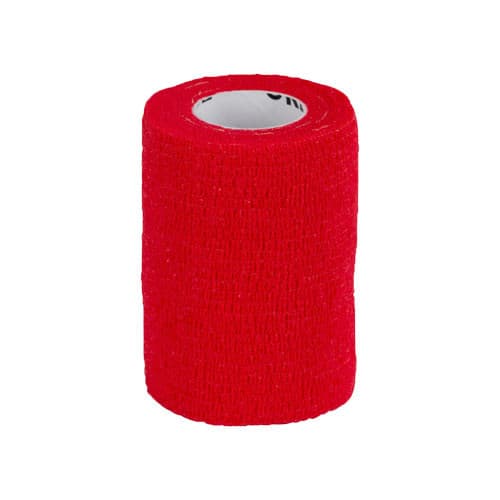 Bande Cohésive 7,5 cm - Bande pour coton de repos - Rouge