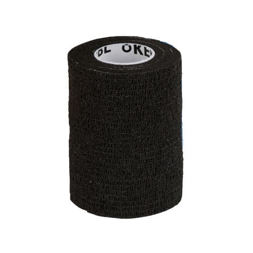 Bande Cohésive 7,5 cm - Bande pour coton de repos - Noire