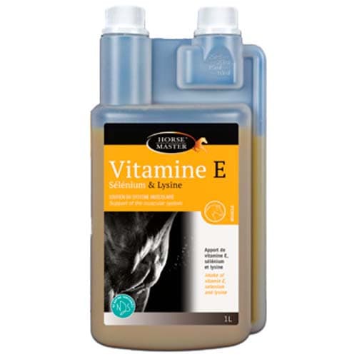 Horsemaster - Vitamine E - Sélénium - Lysine Cheval - 1L -