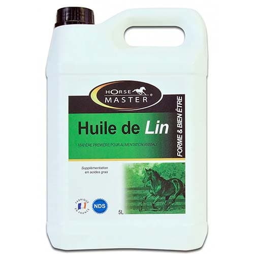 Horse Master - Huile de Lin - Source d'omégas pour cheval - 5 L