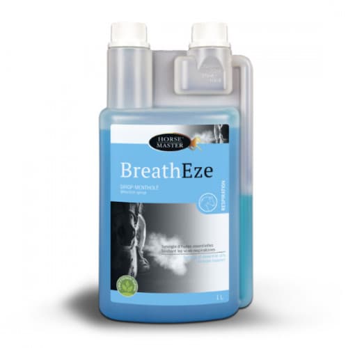 Breatheze - Menthol - Sirop naturel voies respiratoires du cheval - 1 L
