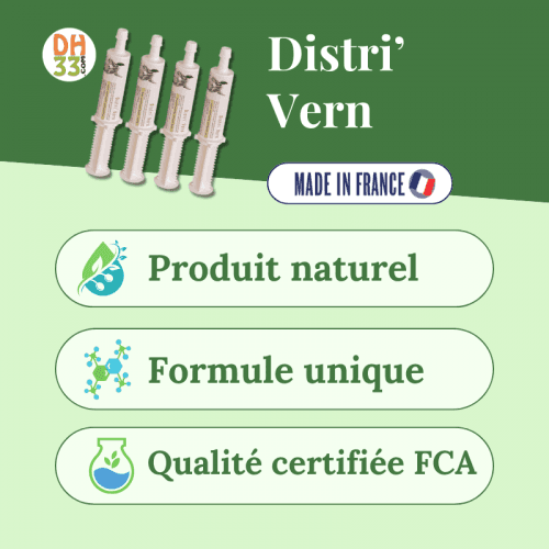 Distri'Vern Cheval - OFFRE PACK - Lot vermifuge - Pack de 20