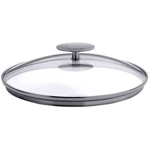 Couvercle en verre Platine 30cm CRISTEL