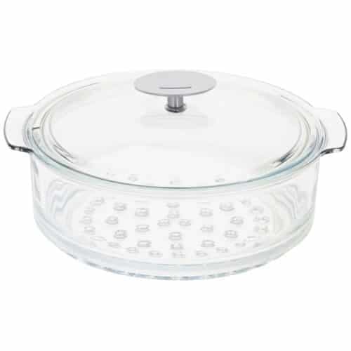 Cuit-vapeur en verre 20cm CRISTEL