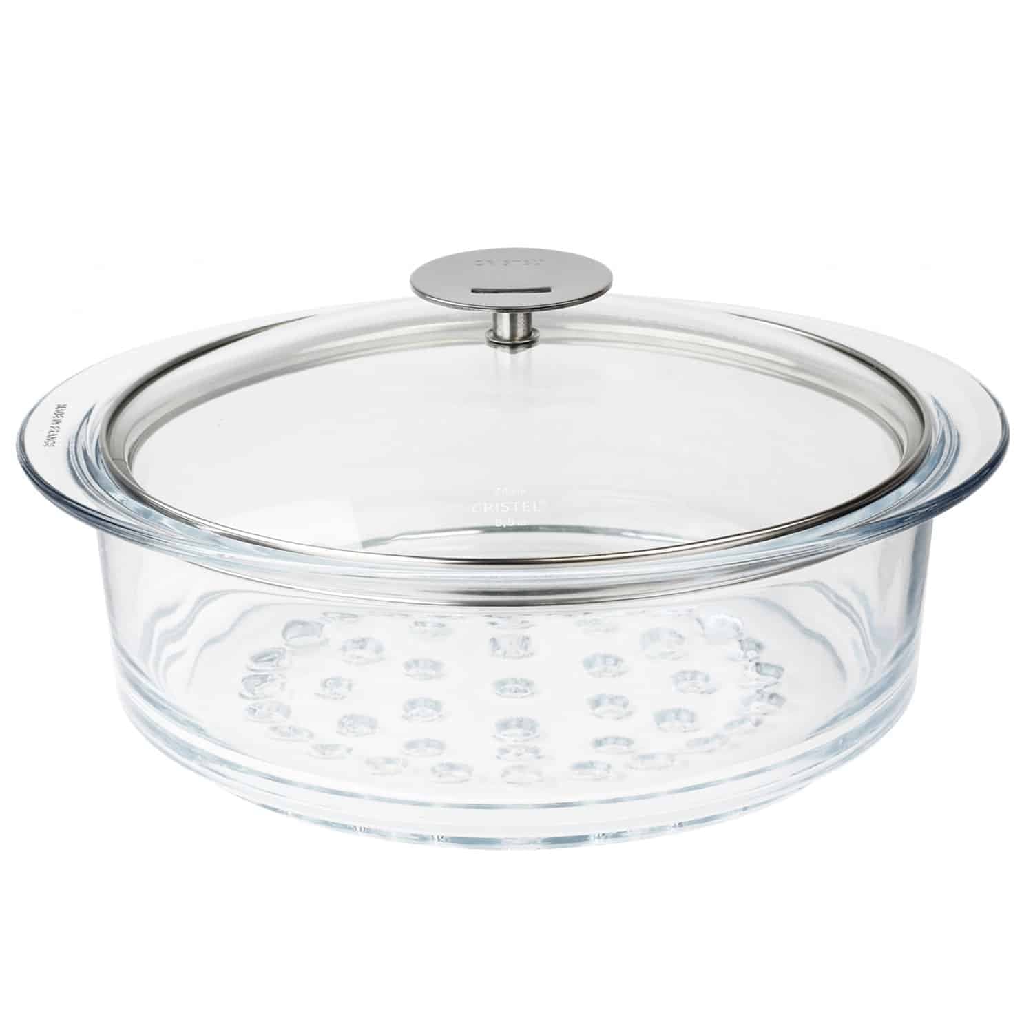 Cuit-vapeur en verre 20cm CRISTEL