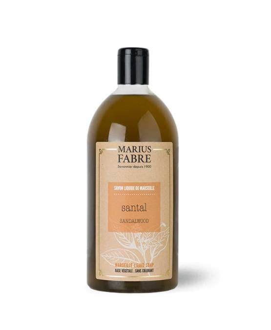 Savon liquide de Marseille - Santal 1L MARIUS FABRE