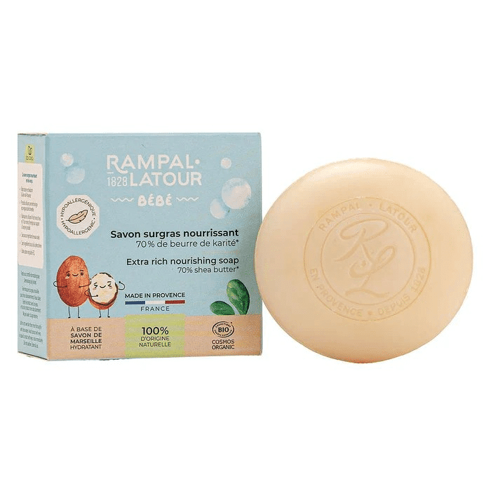 Savon surgras nourrissant - Bébé 100g RAMPAL LATOUR