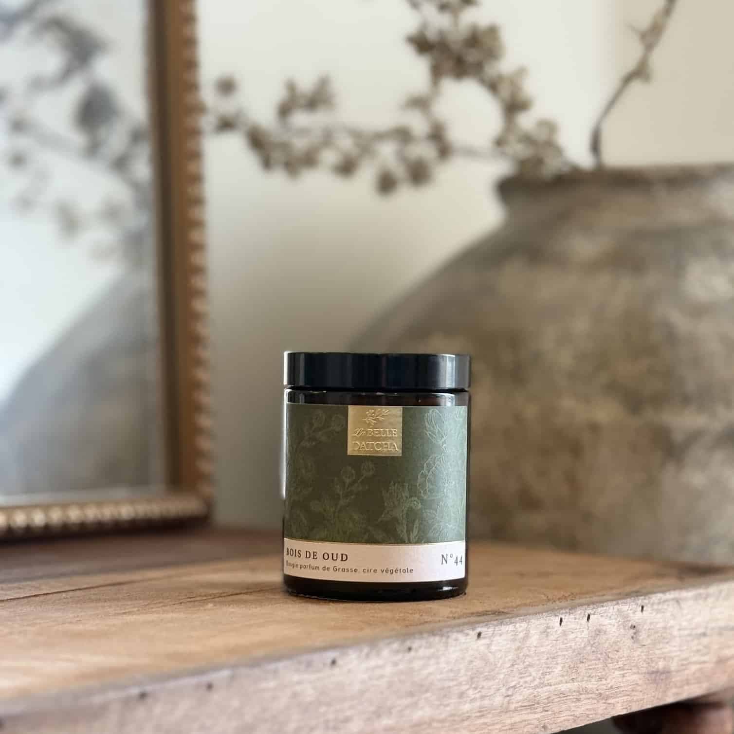 Bougie végétale parfumée - Bois de Oud 160g LA BELLE DATCHA