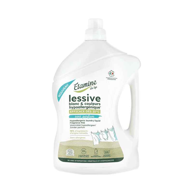 Lessive liquide hypoallergénique 3L ÉTAMINE DU LYS