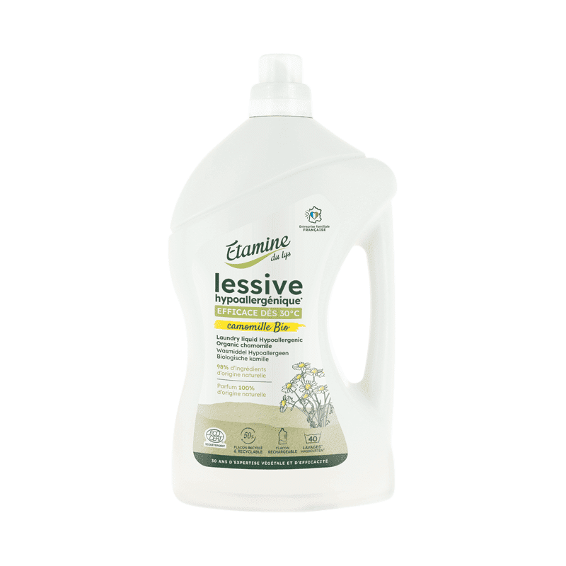 Lessive liquide hypoallergénique - Camomille 2L ÉTAMINE DU LYS