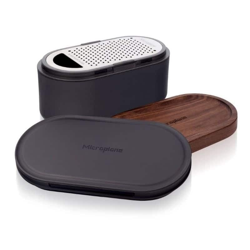 Râpe avec récipient - Noir MICROPLANE