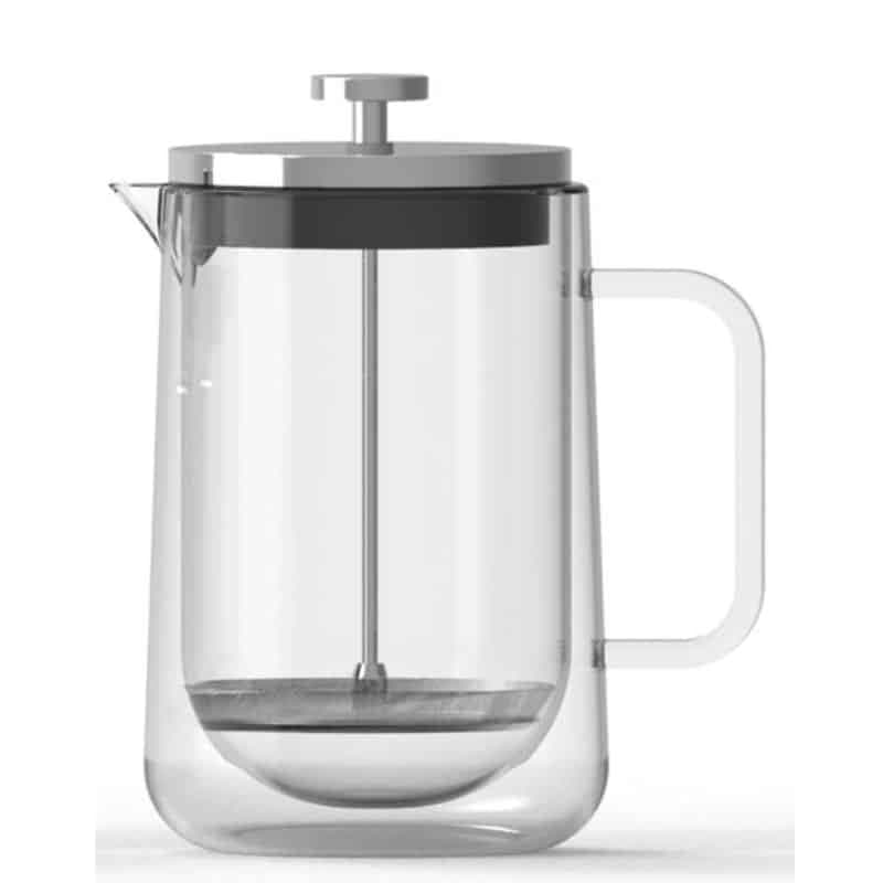 Cafetière en verre double paroi 0,8L - Transparent NUTS