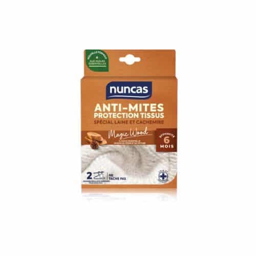 Feuilles anti-mites pour armoires X2 NUNCAS