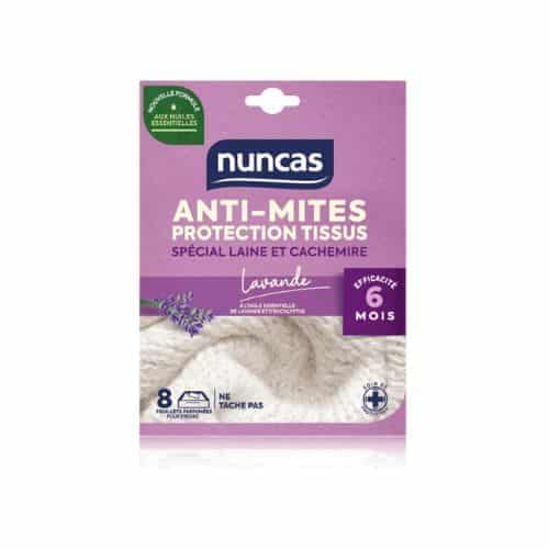 Feuilles anti-mites pour tiroirs X8 NUNCAS