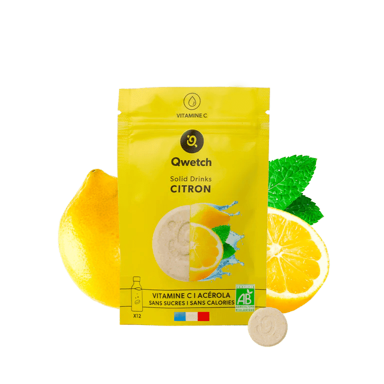Pastilles d'hydratation vitaminées - Solid Drinks QWETCH
