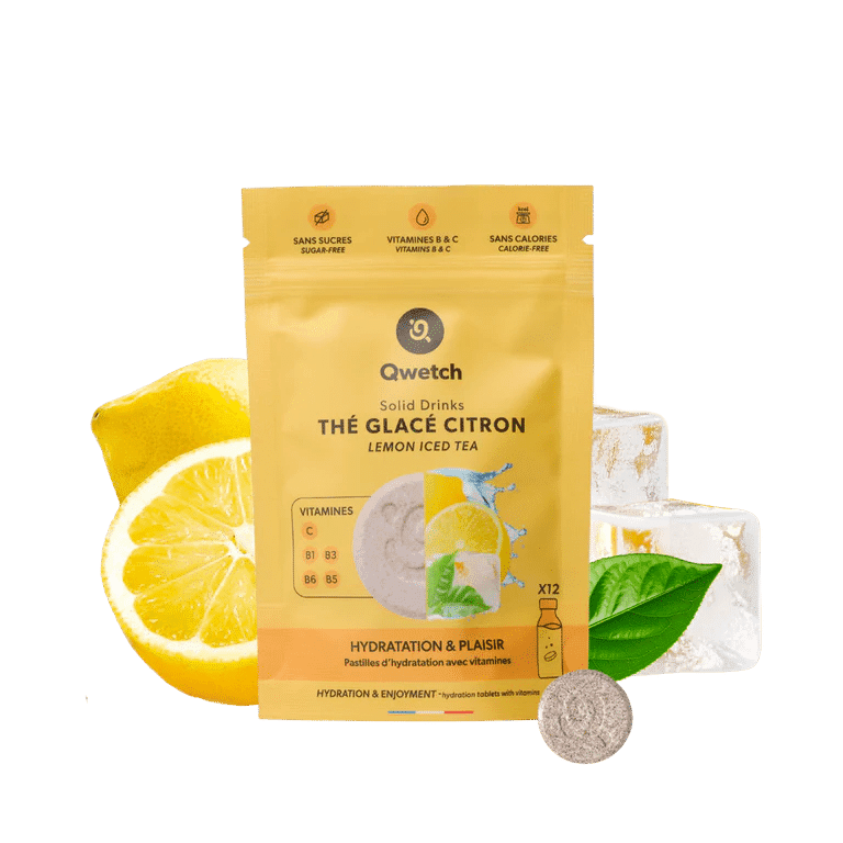 Pastilles d'hydratation vitaminées - Solid Drinks QWETCH