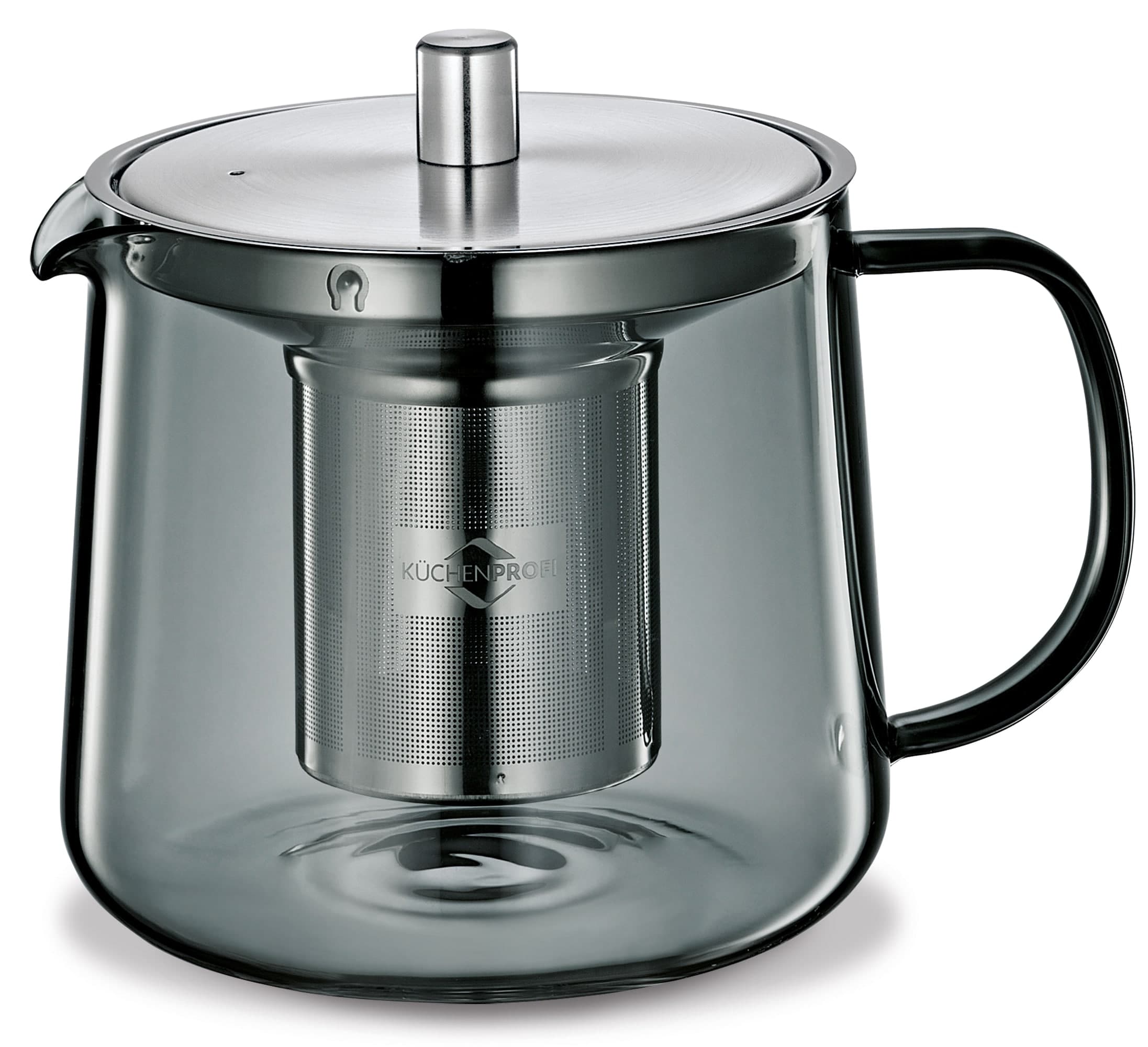 Théière en verre Assam - Gris KUCHENPROFI