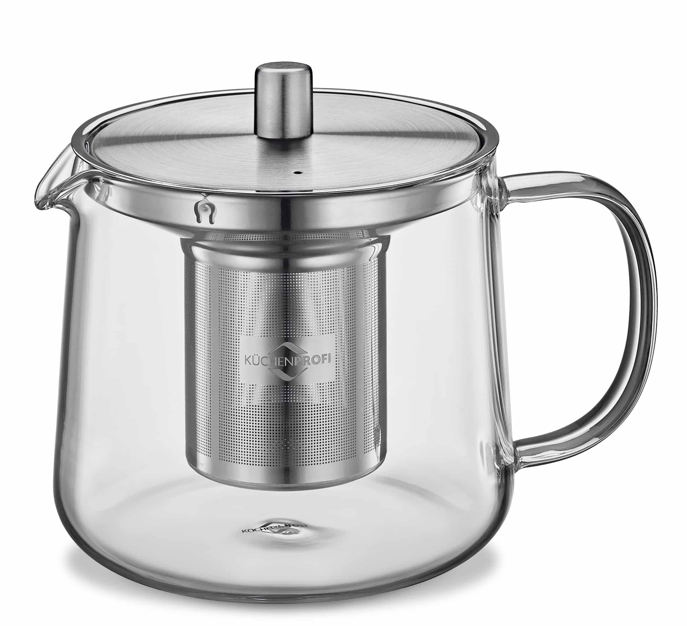 Théière en verre Assam - Transparent KUCHENPROFI