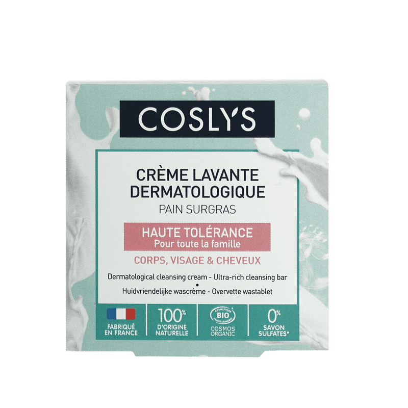 Crème lavante dermatologique solide 85ml COSLYS