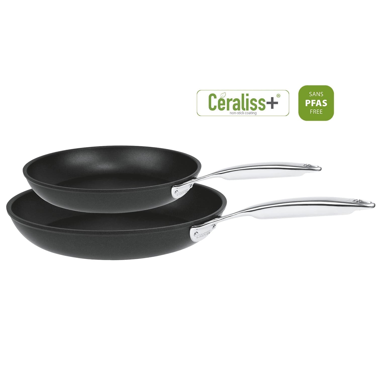 Set de 2 poĂȘles Ceraliss+ - Castel'Pro CRISTEL
