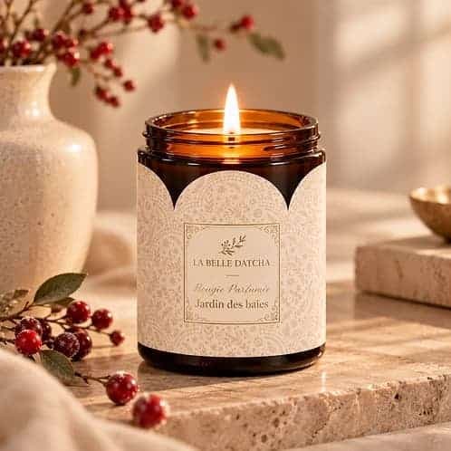 Bougie végétale parfumée - Jardin des baies LA BELLE DATCHA