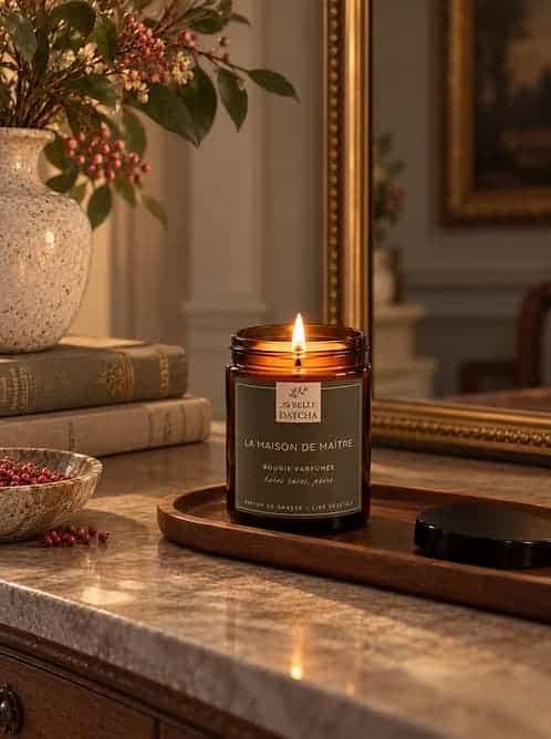 Bougie végétale parfumée - Maison de Maître LA BELLE DATCHA
