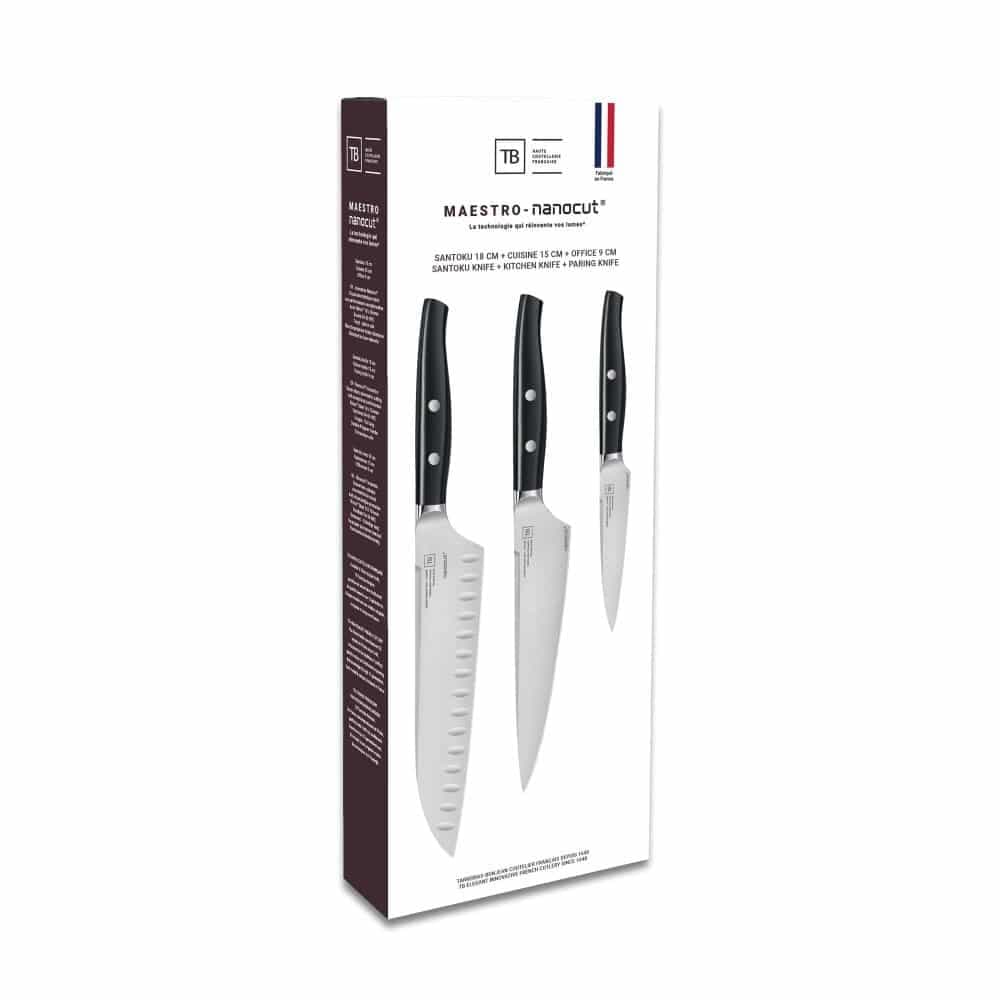 Coffret 3 couteaux - Maestro Nanocut - TB