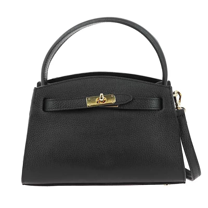 Petit sac à main en cuir DURBAN Noir