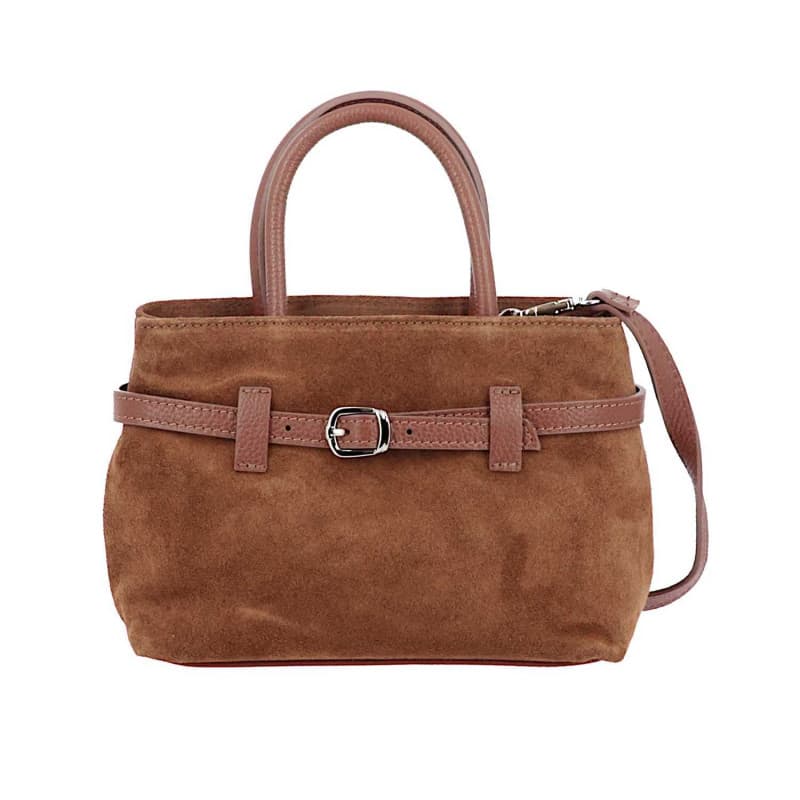 Sac à main en cuir Hermina Marron